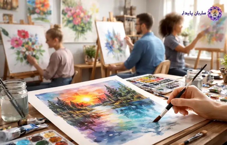 دوره نقاشی آبرنگ