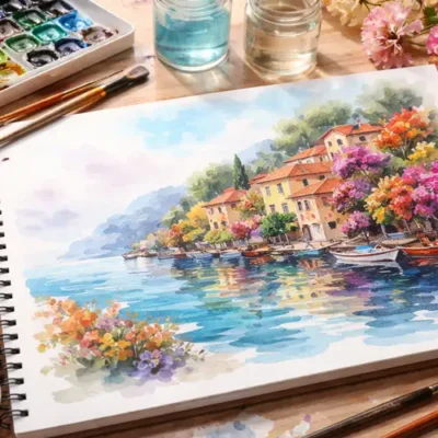 نقاشی آبرنگ را حرفه‌ای یاد بگیرید