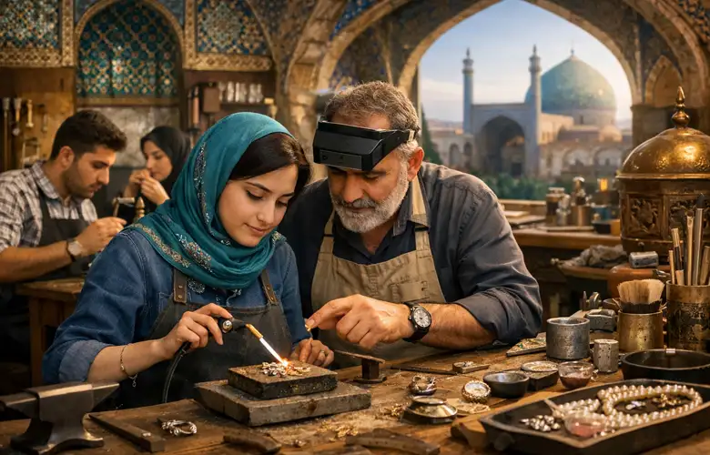 آموزش طلا و جواهر سازی در اصفهان